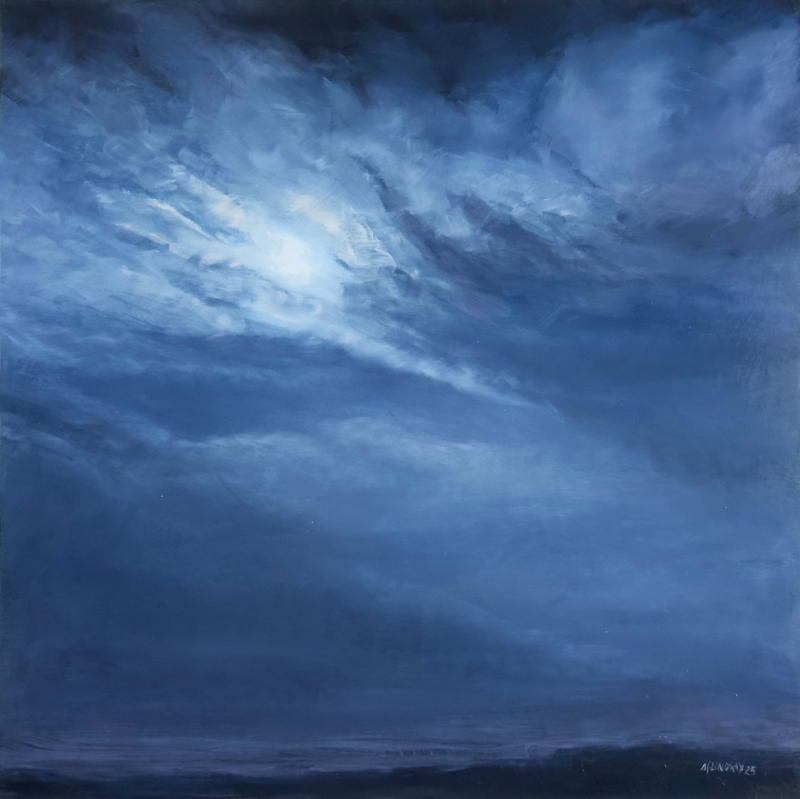 Nicturne Series, Moving On by artist Marjorie Lindsay